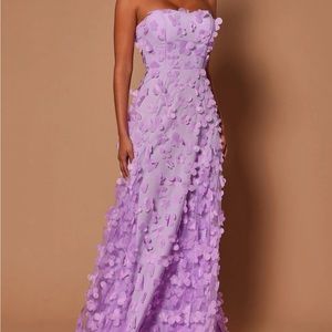 Coming Down the Runway Ball Gown - Lavender